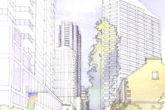 David Wardman, 234 Sussex Street, watercolour