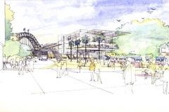David Wardman, Overseas Passenger Terminal, watercolour