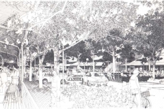 David Wardman, Darwin CBD, watercolour