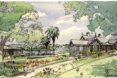 David Wardman, House Mosman, watercolour