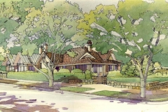 David Wardman, House Mosman, watercolour