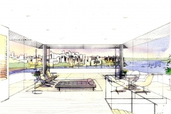David Wardman, Darling Point, watercolour