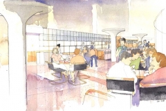 David Wardman, Opera House 1, watercolour