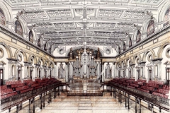 David Wardman, Town Hall, watercolour